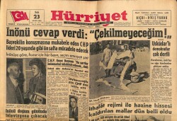 Hürriyet Gazetesi 23 Eylül 1958 - Başvekil Dün Alsancak Silosu İle Limanını Açtı GZ68880 - 1