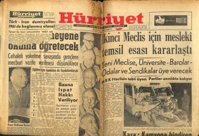 Hürriyet Gazetesi - 23 Eylül 1960 - Rıza Pehleviİranda İhtilal Olmaz GZ99303 - 1