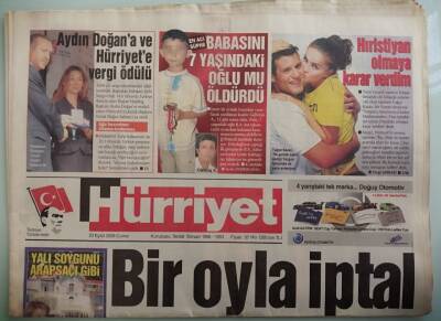Hürriyet Gazetesi 23 Eylül 2005 Tuğçe Kazaz Hıristiyan Olmaya Karar Verdim -GZ37932 - 1