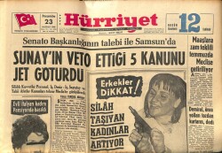 Hürriyet Gazetesi 23 Haziran 1966 - Taksim Gazinosu Dev Boy Afişi * Behiye Aksoy - Orhan Boran - Leylâ Sayar - Erol Büyükburç - Aysel Akın GZ117581 - 1