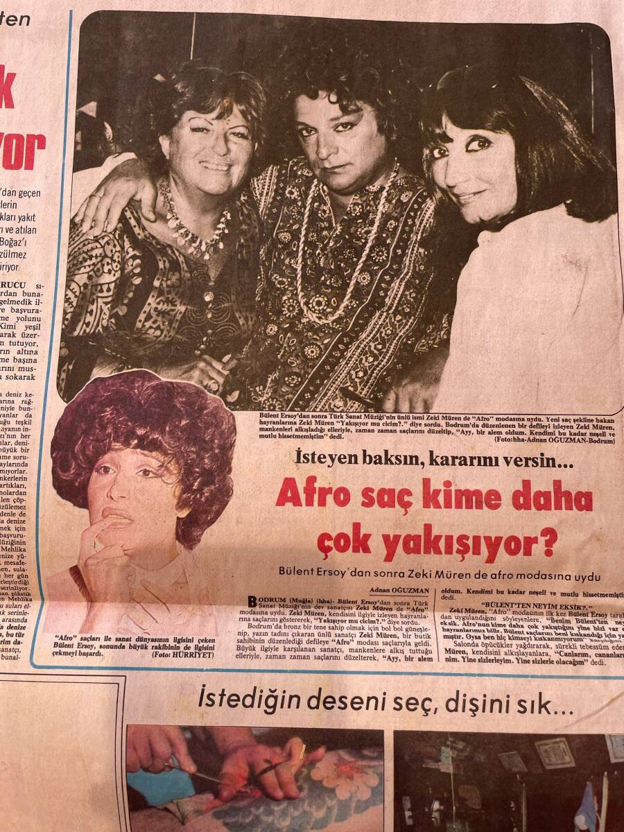 Hürriyet Gazetesi 23 Haziran 1979 - Afro Saç Kime Daha Çok Yakışıyor: Zeki Müren, Bülent Ersoy - Vietnamlı Mültecileri Kabul Etmemiz İstendi GZ156708 - 2