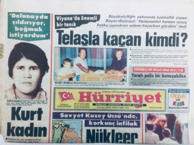 Hürriyet Gazetesi 23 Haziran 1984 - Kuzey Sovyet Üssünde Korkunç Nükleer İnfilak GZ43289 - 2