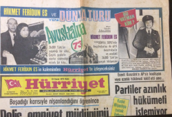 Hürriyet Gazetesi 23 Kasım 1973 - Trabzonspor 500 Bin Topladı - GZ12509 - 2