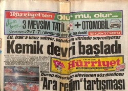 Hürriyet Gazetesi 23 Mart 1988 - Ara Rejim Tartışması GZ64368 - 1