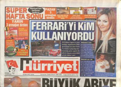 Hürriyet Gazetesi 23 Mart 2007 - Kadir Has En Büyük Mirası Eğitime Bıraktı GZ84447 - 1