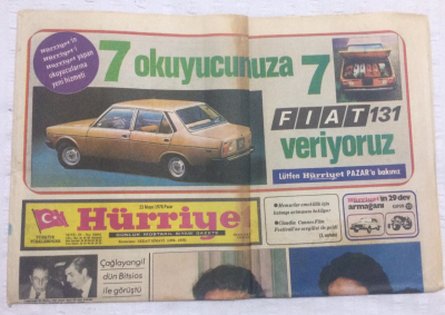Hürriyet Gazetesi 23 Mayıs 1976 - Türk-Yunan İlişkileri Papazı Telaşa Düşürdü - GZ17783 - 1