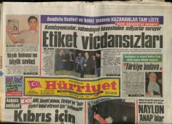 Hürriyet Gazetesi 23 Mayıs 1987 - Kıbrıs İçin Dost Tuzağı GZ60847 - 2