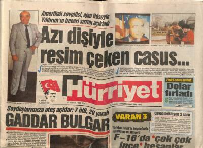 Hürriyet Gazetesi 23 Mayıs 1989 - Gaddar Bulgarlar Soydaşlarımıza Ateş Açtılar 7 Ölü 20 Yaralı GZ61783 - 2