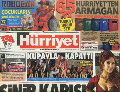 Hürriyet Gazetesi 23 Mayıs 2013 - Sevan Nişanyana 13 Ay Hapis GZ101174 - 1