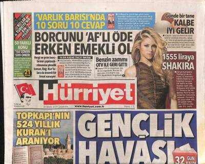Hürriyet Gazetesi 23 Mayıs 2018 - Topkapının 524 Yıllık Kuranı Aranıyor GZ91569 - 1