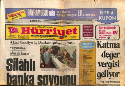 Hürriyet Gazetesi 23 Nisan 1975 - Bilderberg Toplantısına Çağrılan Türkler Belli Oldu GZ90771 - 1