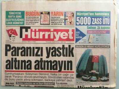 Hürriyet Gazetesi 23 Nisan 1994 Köy Basan Pkk 5i Koruyucu 7 Kişiyi Öldürdü - GZ37758 - 1