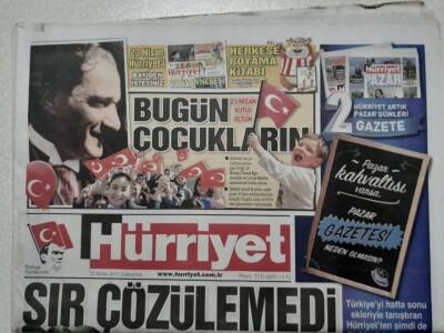 Hürriyet Gazetesi 23 Nisan 2011 - Gümüşhane Madencilik Tesisleri Ve Gurur Günü - Doğum Günü Hediyesi GZ52962 - 1