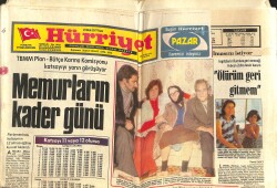 Hürriyet Gazetesi 23 Ocak 1977 - İzmirli Piraye Carter'a Türk Kahvesi Pişirdi - Neşe Karaböcek Gazino Afişi GZ142484 - 1