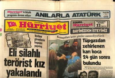 Hürriyet Gazetesi 23 Ocak 1981 - 1981lerin İlk Bomba Haberi Türkan Şorayın Babası Benim Diyen Adam... GZ67767 - 1