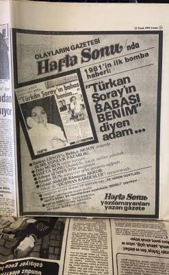 Hürriyet Gazetesi 23 Ocak 1981 - 1981lerin İlk Bomba Haberi Türkan Şorayın Babası Benim Diyen Adam... GZ67767 - 2