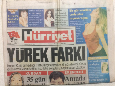 Hürriyet Gazetesi 23 Ocak 2000 - Manken Aysun Kayacı Bir Gün Çırılçıplak Soyunacağım, Sertap Erenerin Gizli Hastalığı GZ27452 - 1