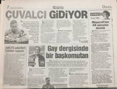 Hürriyet Gazetesi 23 Ocak 2004 Çuvalcı Abd Askeri Gidiyor GZ36180 - 1