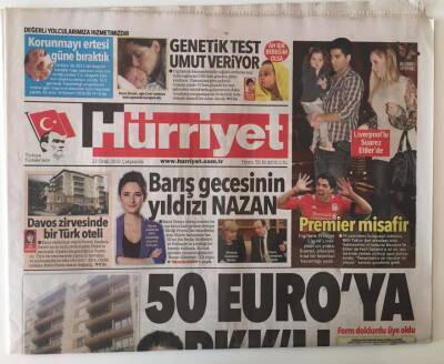 Hürriyet Gazetesi 23 Ocak 2013 - 50 Euroluk PKKlı GZ26985 - 1