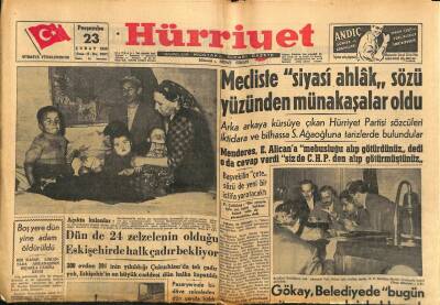 Hürriyet Gazetesi 23 Şubat 1956 - İstanbulda 20 Bin Oto Lastiğine İhtiyaç Var GZ91705 - 1