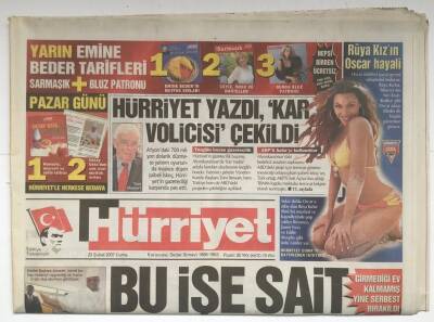 Hürriyet Gazetesi 23 Şubat 2007 - Erdoğanın Çankayaya Çıkması Sorun Yaratmaz GZ2310 - 1