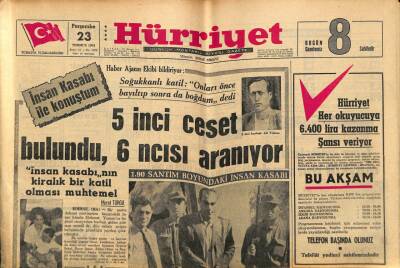 Hürriyet Gazetesi 23 Temmuz 1964 - Dünyanın En Büyük Sahtekarlarından Hans Yakalandı GZ81867 - 1
