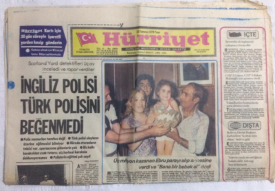 Hürriyet Gazetesi 23 Temmuz 1978 - Kızıldereliler Tamtamlar Çalıp 2700 Kilometre Yürüdüler Beyaz Sarayın Önüne Çadır Kurdular - GZ19737 - 1