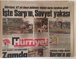 Hürriyet Gazetesi 23 Temmuz 1988 -Sarpın Sovyet Yakası , Özal Ve Eşi Semra Özal Hacdan Döndüler - GZ16132 - 2