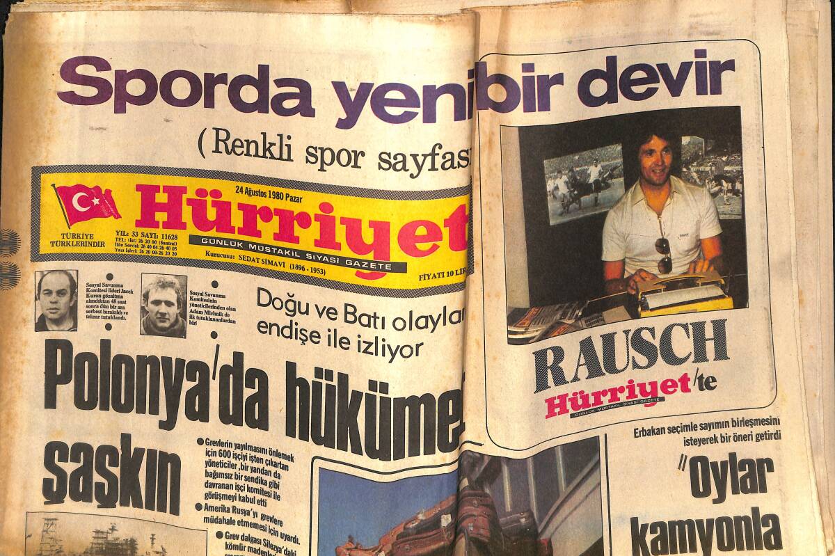Hürriyet Gazetesi 24 Ağustos 1980 - Doğu Ve Batı Olayları Endişe İle İzleniyor - Billy Carter, Hafızasını Kaybetti GZ134726 - 1