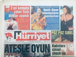 Hürriyet Gazetesi 24 Ağustos 2003 -,Boncuk Mesajına Çifte Yalanlama, Babasının İzinde GZ43321 - 2