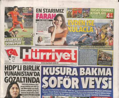 Hürriyet Gazetesi 24 Ağustos 2018 - Topkapı Sarayı Büyüyor - Kerem Kılıçdaroğlunun Düğün Heyecanı GZ96034 - 1
