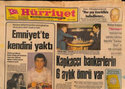 Hürriyet Gazetesi 24 Aralık 1981- Emel Sayın Londraya Gitti GZ119122 - 1