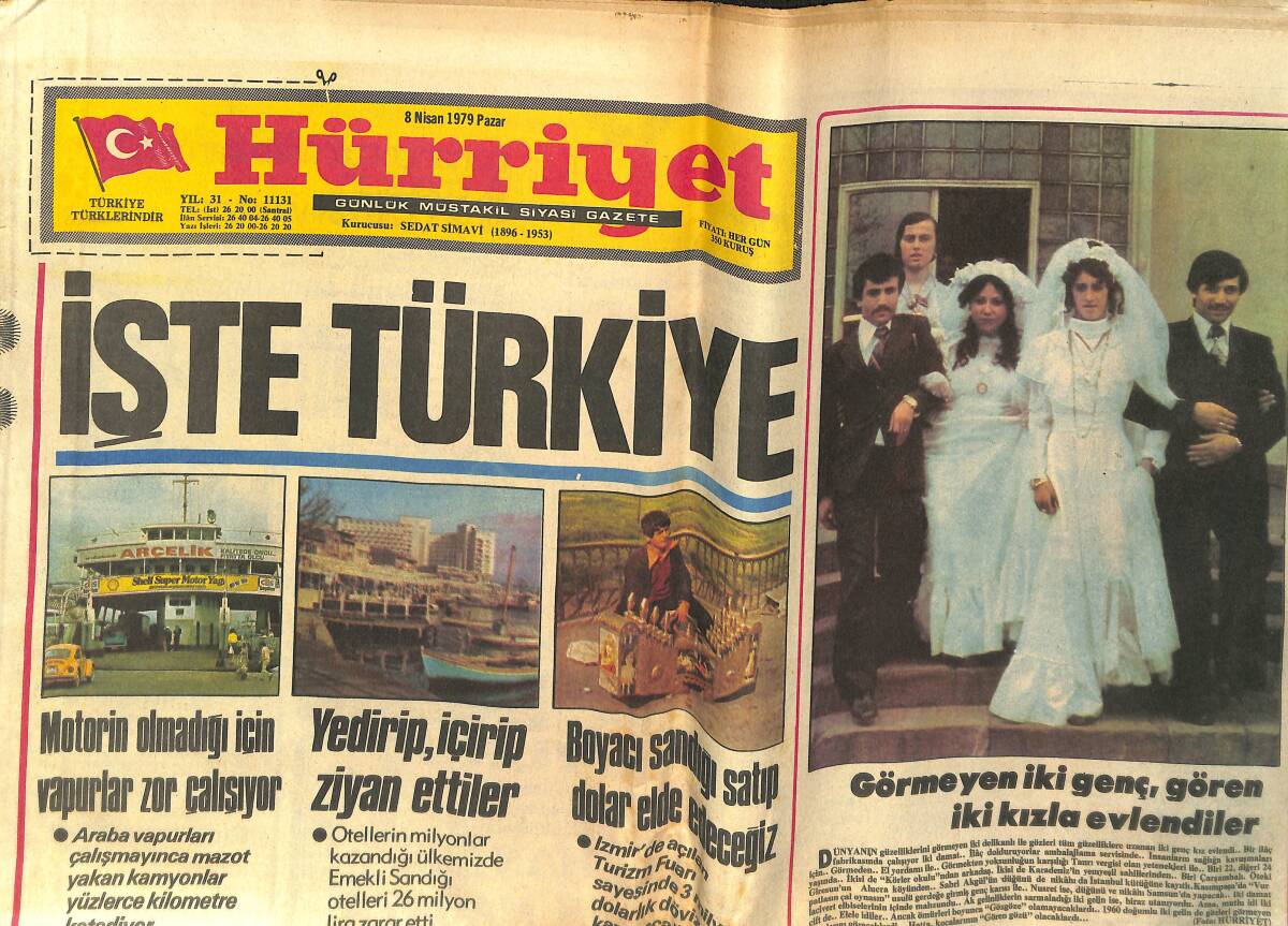 Hürriyet Gazetesi 8 Nisan 1979 - Türkiye'nin Son Hali - Almanya'da Konser Verecek Olan Zeki Müren 