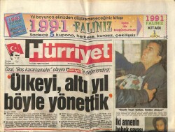 Hürriyet Gazetesi 24 Aralık 1990 - Zeki Müren Turp Gibi GZ61803 - 2