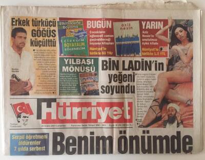 Hürriyet Gazetesi 24 Aralık 2005 - Benim Önümde Özür Dilediler GZ31386 - 1
