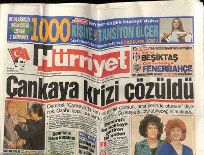 Hürriyet Gazetesi 24 Ekim 1991 - Doğum Günü Hediyesi GZ58010 - 1