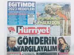 Hürriyet Gazetesi 24 Ekim 2018 - Cemal Kaşıkçının Katillerini Gönderin Yargılayalım GZ43357 - 1