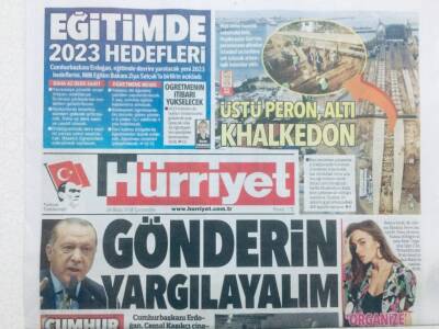 Hürriyet Gazetesi 24 Ekim 2018 - Cemal Kaşıkçının Katillerini Gönderin Yargılayalım GZ43357 - 1
