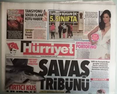 Hürriyet Gazetesi 24 Eylül 2014 Hükümet İlk Raundu Kaybetti -GZ44824 - 1