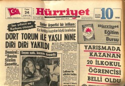 Hürriyet Gazetesi 24 Haziran 1966 - Taksim Gazinosu Dev Boy Afişi * Behiye Aksoy - Erol Büyükburç - Gönül Yazar - Orhan Boran GZ117582 - 1