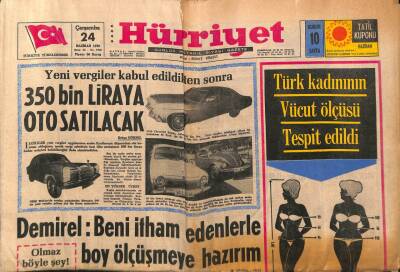 Hürriyet Gazetesi 24 Haziran 1970 - M. Ali Clay Ringe Dönüyor GZ70913 - 1