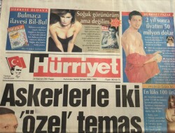 Hürriyet Gazetesi 24 Haziran 2001-NilüferReha Muhtarın Tarkanın Çıplak Fotoğrafını Yayınlamasını Savundu GZ45216 - 1
