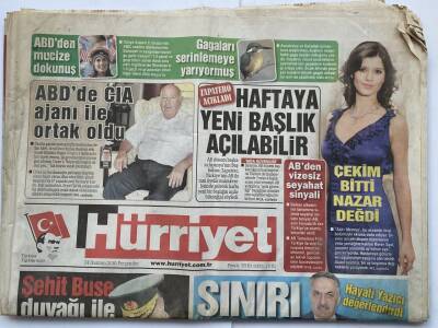 Hürriyet Gazetesi 24 Haziran 2010 - ABDde CIA Ajanı İle Ortak Oldu GZ60221 - 1