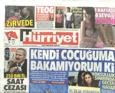 Hürriyet Gazetesi 24 Kasım 2014 - Davutoğlu Alevilere Ayrımcılık Olmayacak GZ107227 - 1