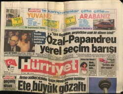 Hürriyet Gazetesi 24 Mart 1989 - Karadenizde Büyük Temizlik GZ62361 - 2