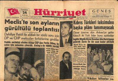 Hürriyet Gazetesi 24 Mayıs 1958 - Memlekete Gizlice Sokulan 3000 Adet Çeşitli Kaçak Saat Ele Geçti GZ83001 - 1