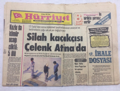Hürriyet Gazetesi 24 Mayıs 1981 - Ağca Daha Önce Papanın Bir Ayinini İzlemiş - GZ17745 - 2