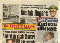 Hürriyet Gazetesi 24 Mayıs 1986 - Demirel İle Politik Sohbet - Küstah Rogers GZ3323 - Gökçekoleksiyon