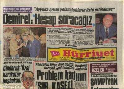 Hürriyet Gazetesi 24 Mayıs 1987 - Doğum Günü Hediyesi GZ58641 - 1