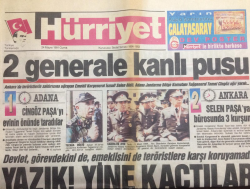Hürriyet Gazetesi 24 Mayıs 1991 - 2 Generale Kanlı Pusu - GZ12045 - 1
